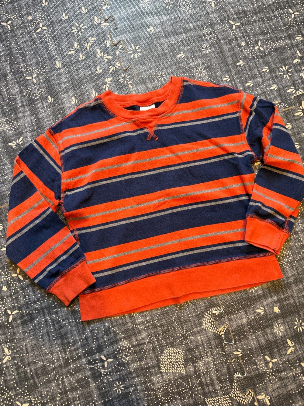 Hanna 6-7 Navy/Orange Sweatshirt